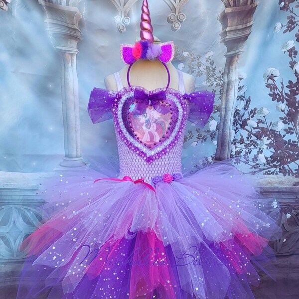 My little pony MLP twilight sparkle style tutu dress