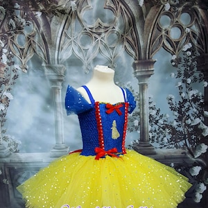 Snow white style tutu dress image 2