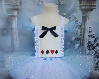 Alice in wonderland style tutu dress