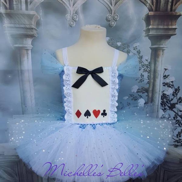 Alice in wonderland style tutu dress