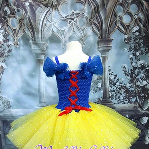 Snow white style tutu dress image 3