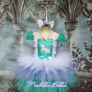 Unicorn tutu dress image 1