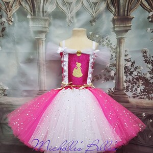 Sleeping Beauty princess Aurora style tutu dress