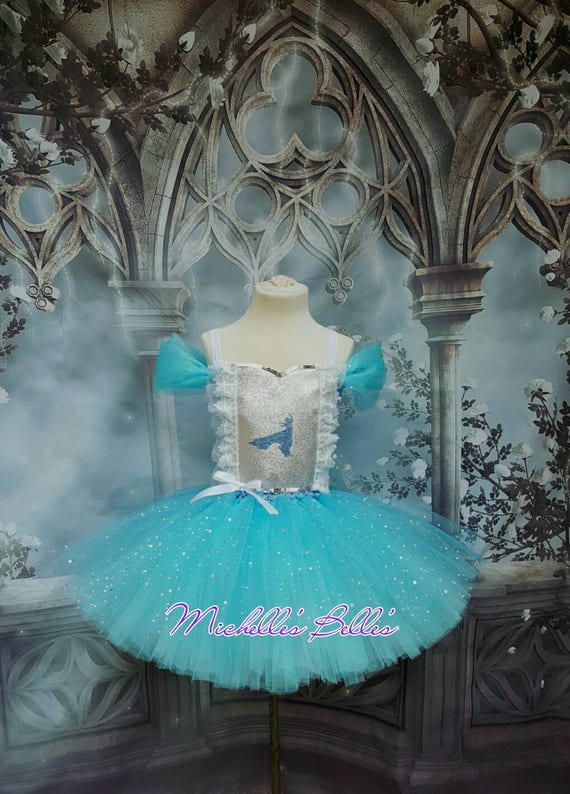 Frozen Style Elsa Tutu Dress Etsy