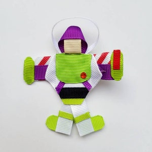 Toy story style Buzz lightyear, woody, Jessie character hair clip set. image 6