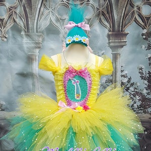Smidge trolls style tutu dress