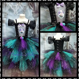 Ursula sea witch style tutu dress from The Little mermaid halloween