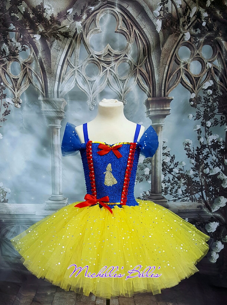 Snow white style tutu dress image 1