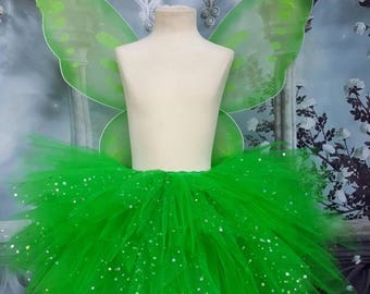 Tinkerbell style tutu outfit with wings girls adults