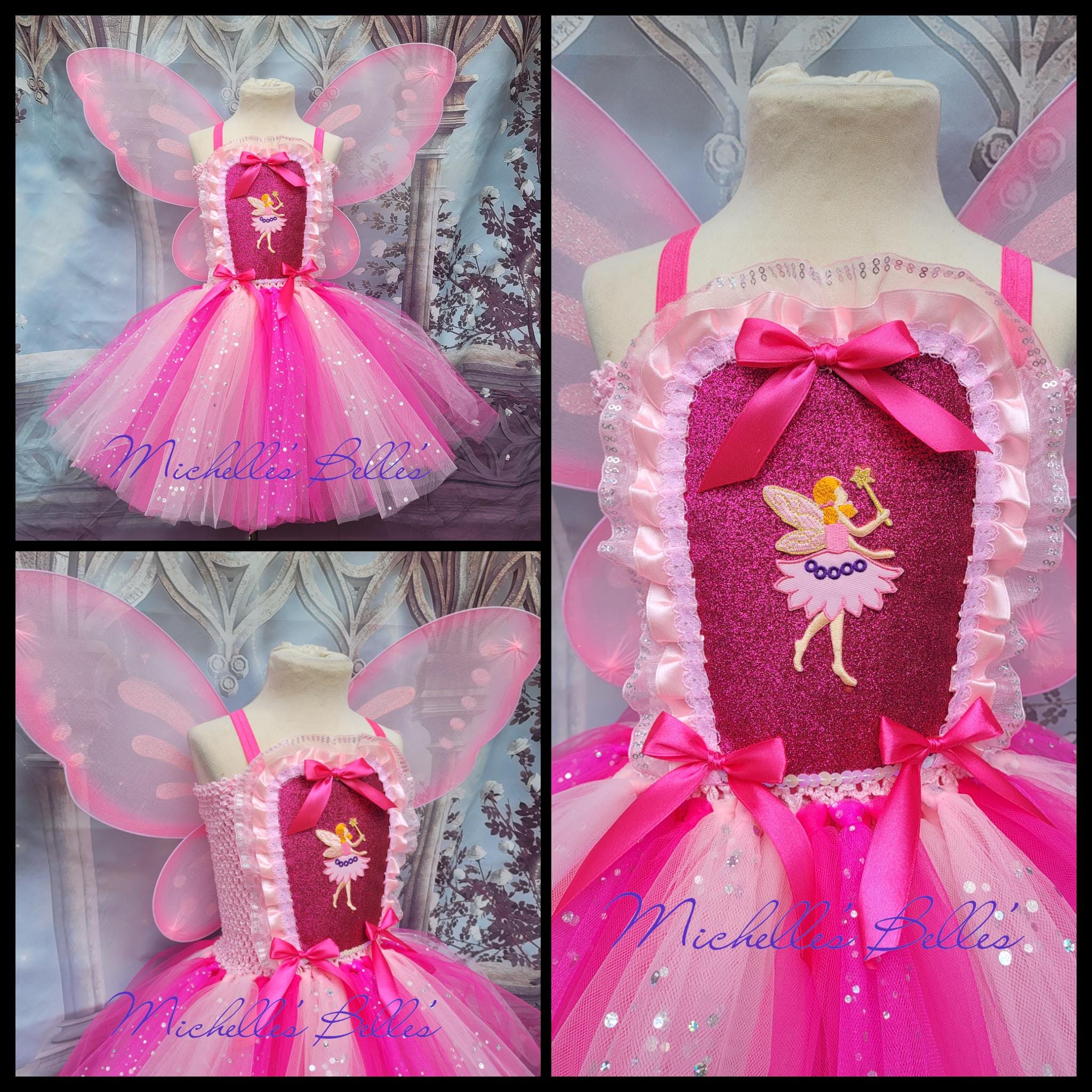 Inlzdz Kinder Prinzessin Kleid Mädchen Chiffon Tutu Kleider Ärmellos