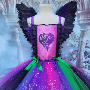 Mal costume descendants dress - Etsy 日本