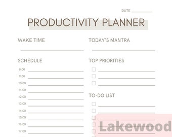 Productivity planner