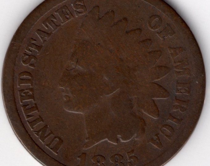 I85 Indian Head penny 1885
