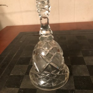vintage crystal bell