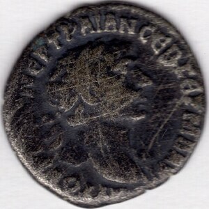 antikes römisches Silber Arabia Drachm Trajan, 98-117 (C165)