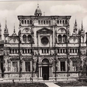 Pavie, Italie Façade de l’église (PC65)