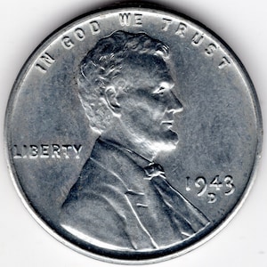 Lincoln Stahl Cent 1943 D (A31)