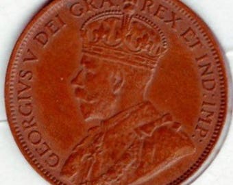 1917 George V Newfoundland One Cent (UK17)