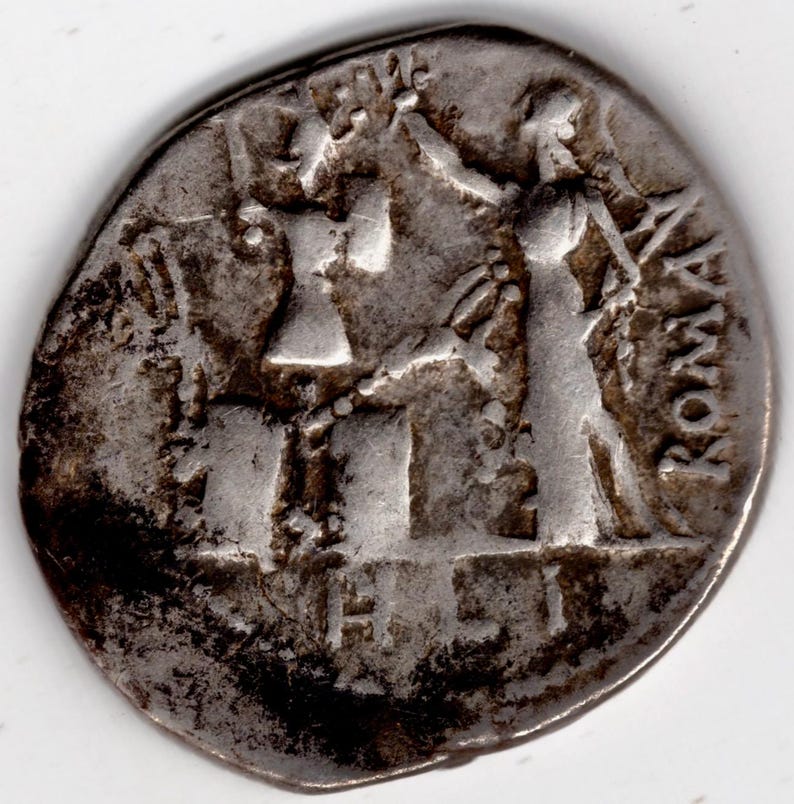 Ancient Roman Republic Furius L.f. Philus Denarius 119 BC (C6) - Etsy