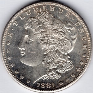 1881-S Morgan Silver Dollar (M81S)