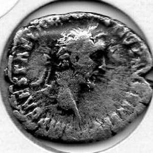 antiken römischen Silber Denar Antoninus Pius, 138-161 AD (C17)