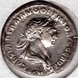 römischer Silberdenar Trajan, 98-117 (C202)