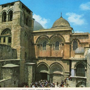 quattro cartoline raffiguranti Gerusalemme