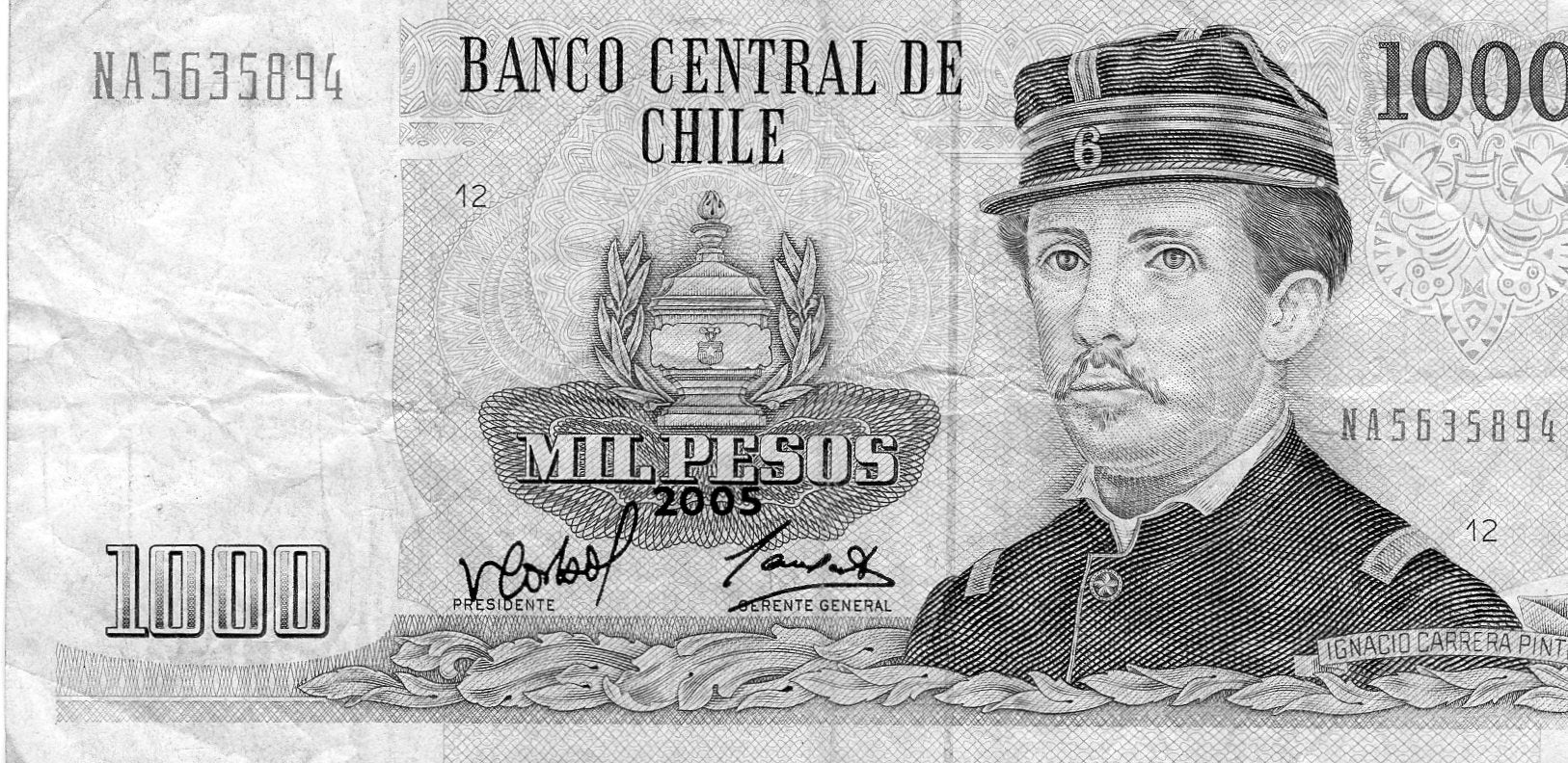 2005 Chili 1000 pesos billet de banque (BN42) - Etsy France