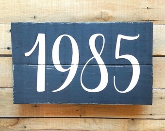 Hanging Address Sign, Wooden House Numbers, Address Sign, Rustic House Numbers