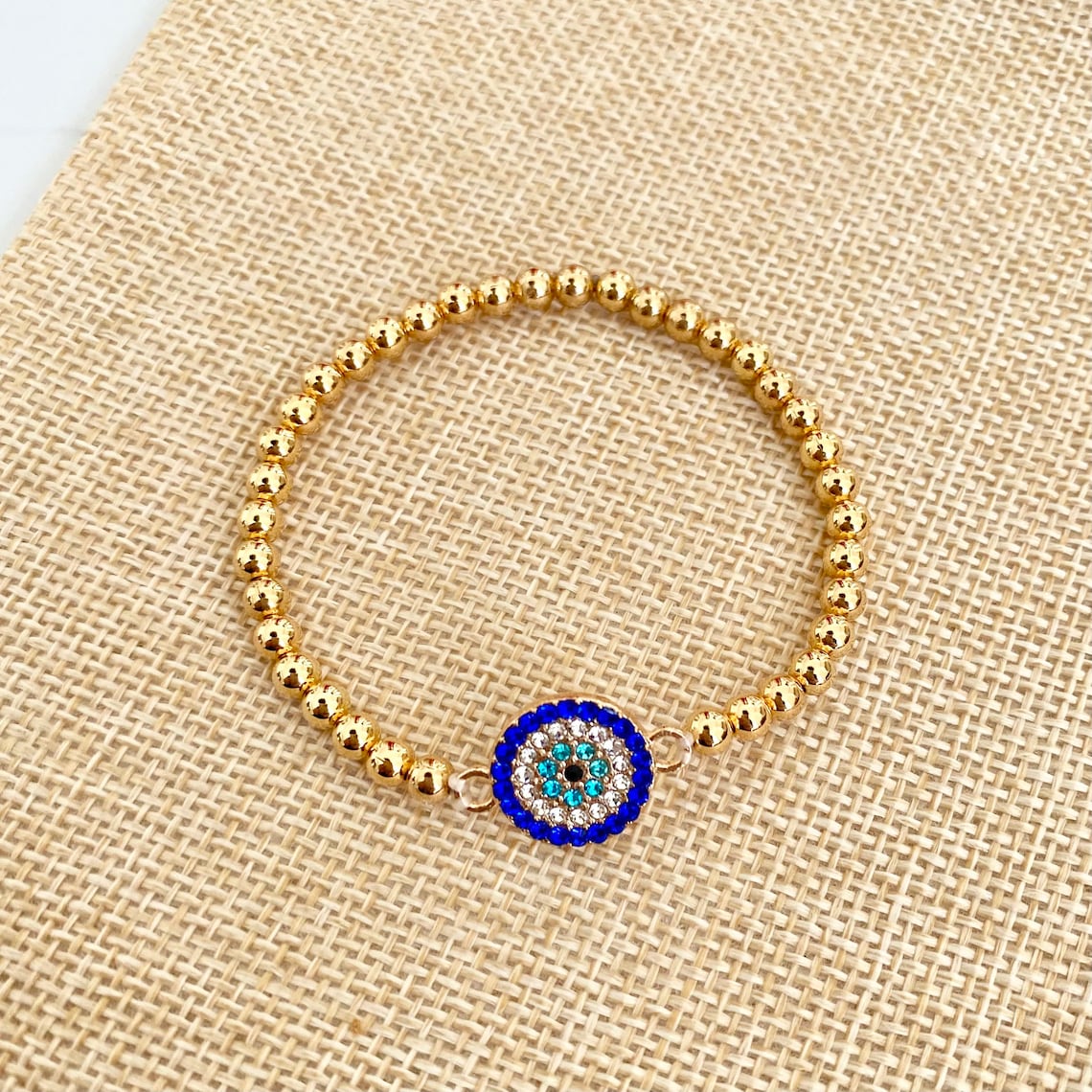 Evil Eye Charm Bracelet gold plated bracelet evil eye Etsy