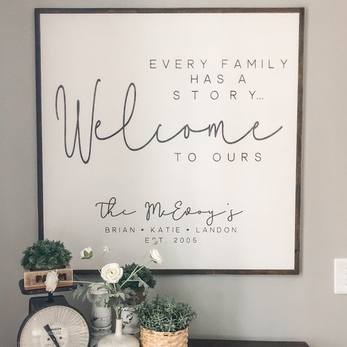 SPFN0482 The MCGUIRE'S Family Name Street Chic Sign Home Decor Gift Ideas 