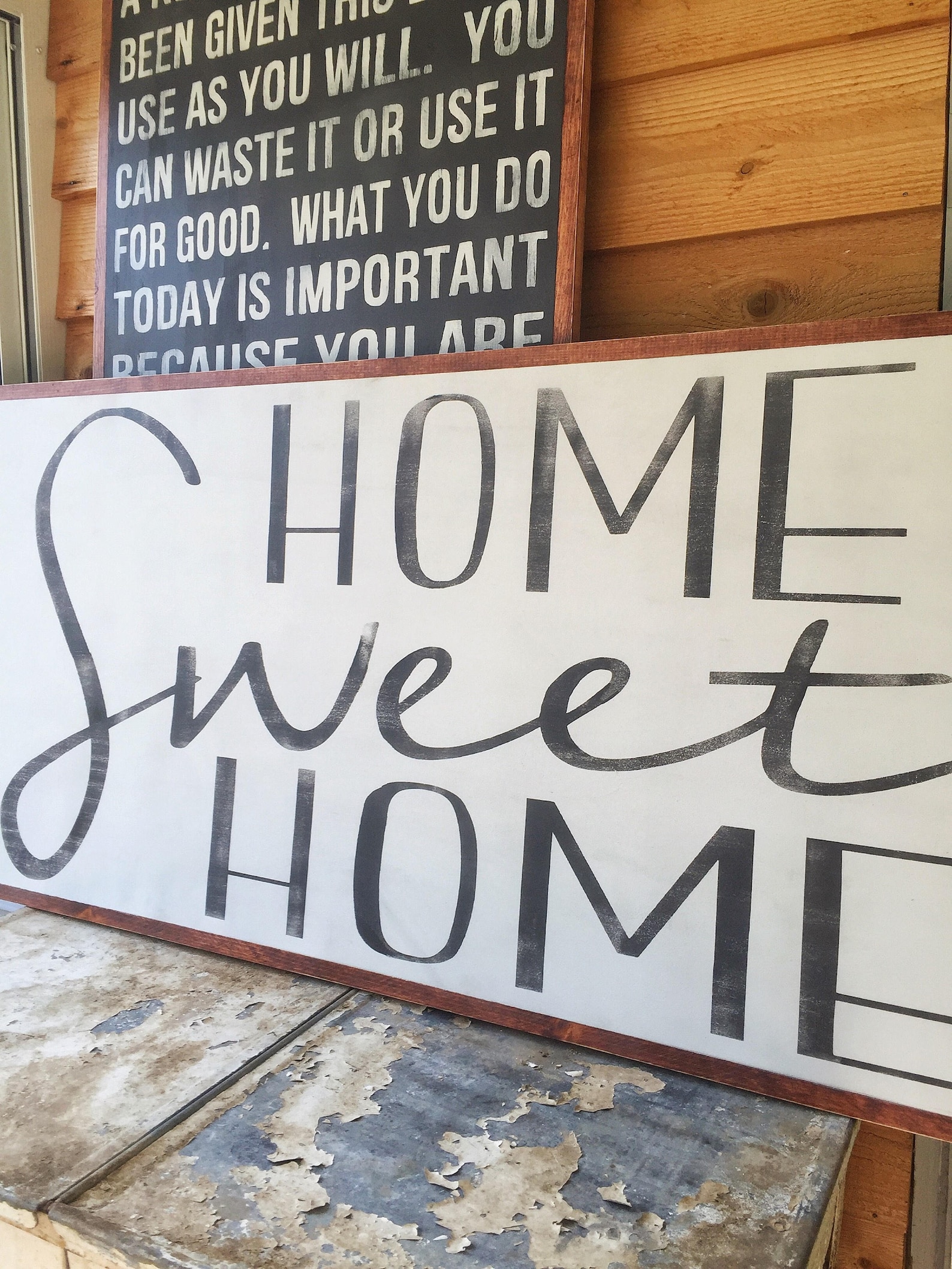 Home Sweet Home Home Wood Sign Large Wood Signextra Large Etsy