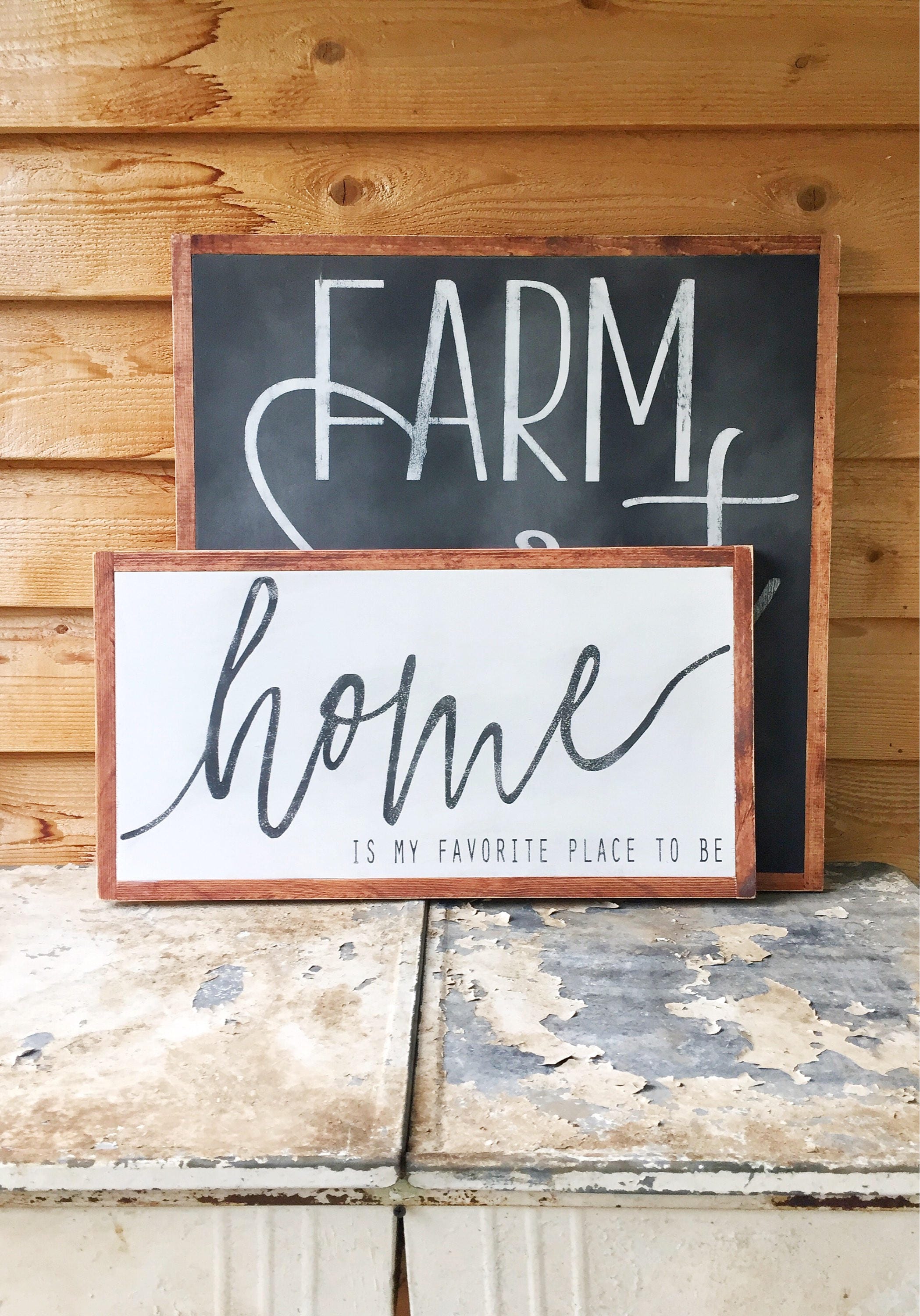 Home is My Favorite Place To Be Home Wood Sign Mantle Decor Etsy
