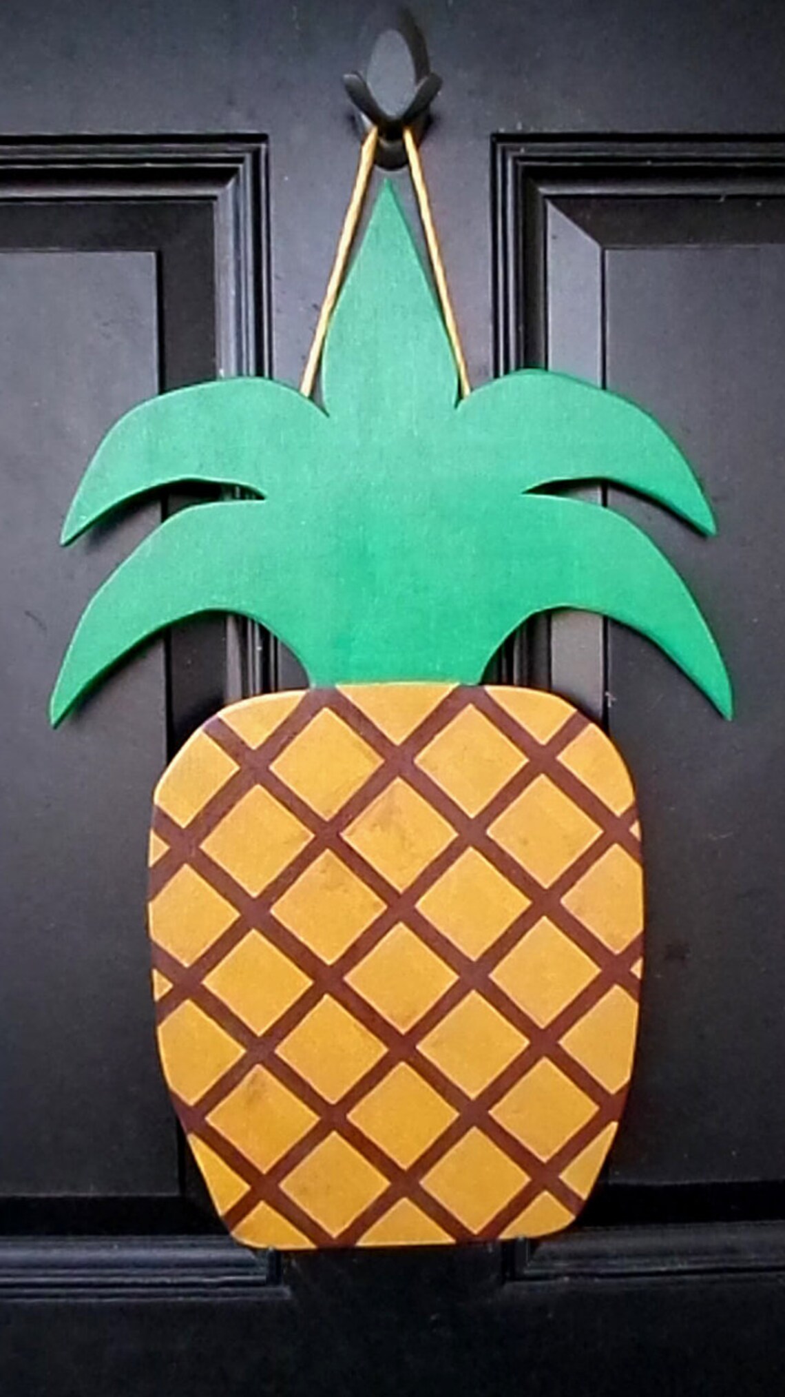 Pineapple Door Hanger / Pineapple Door Decor Etsy