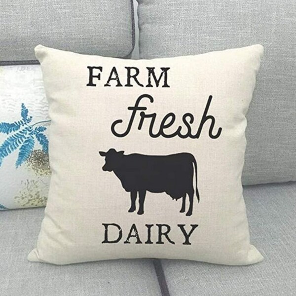 Cow Pillow Etsy