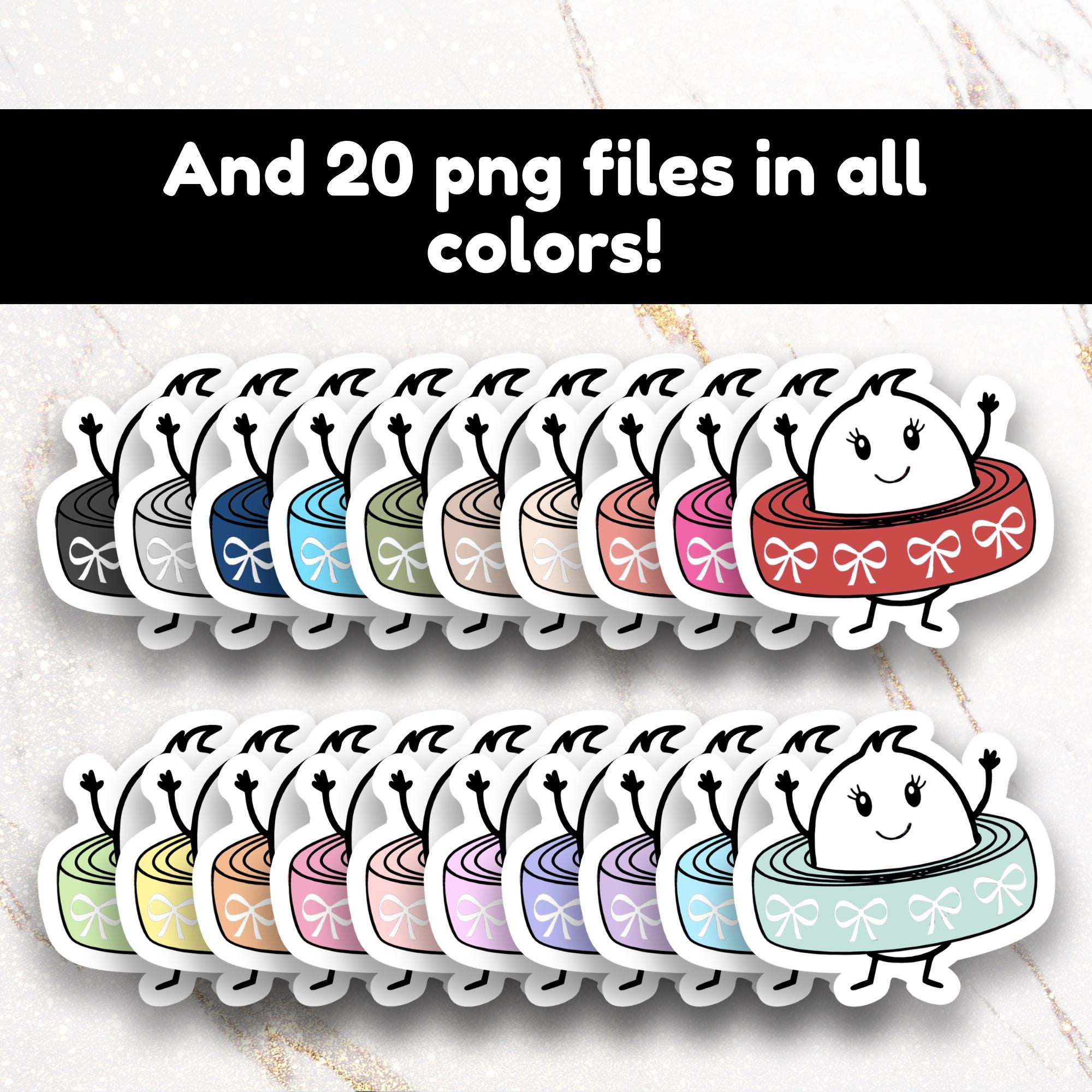 Digital and Printable Planner Stickers - Washi Planner Stickers - Tape ...