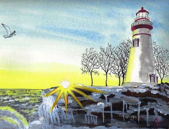 Latarnie Morskie Kolorowe Ołówkiem