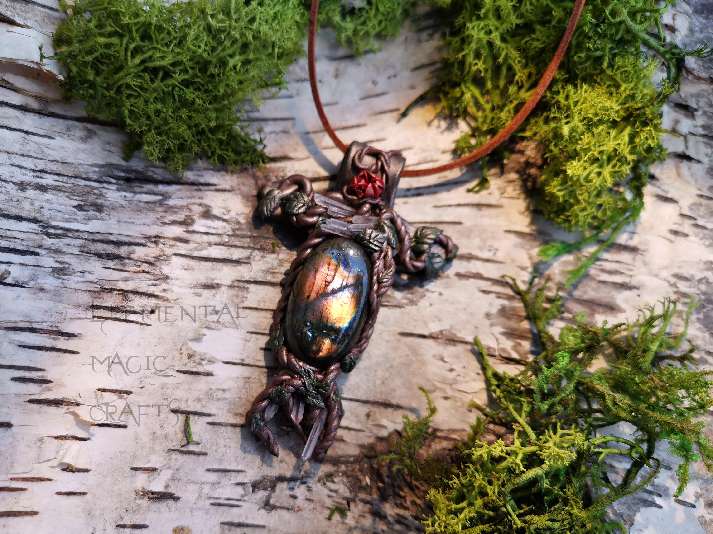 Jörð Pendant Norse Mythology Unisex Necklace Rare Labradorite - Etsy