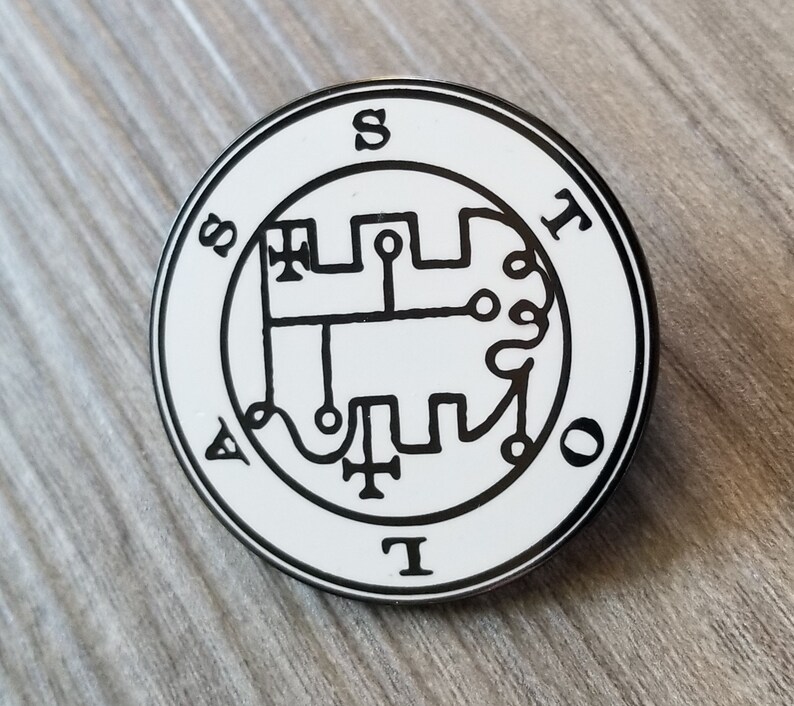 The Seal of Stolas Enamel Pin image 1