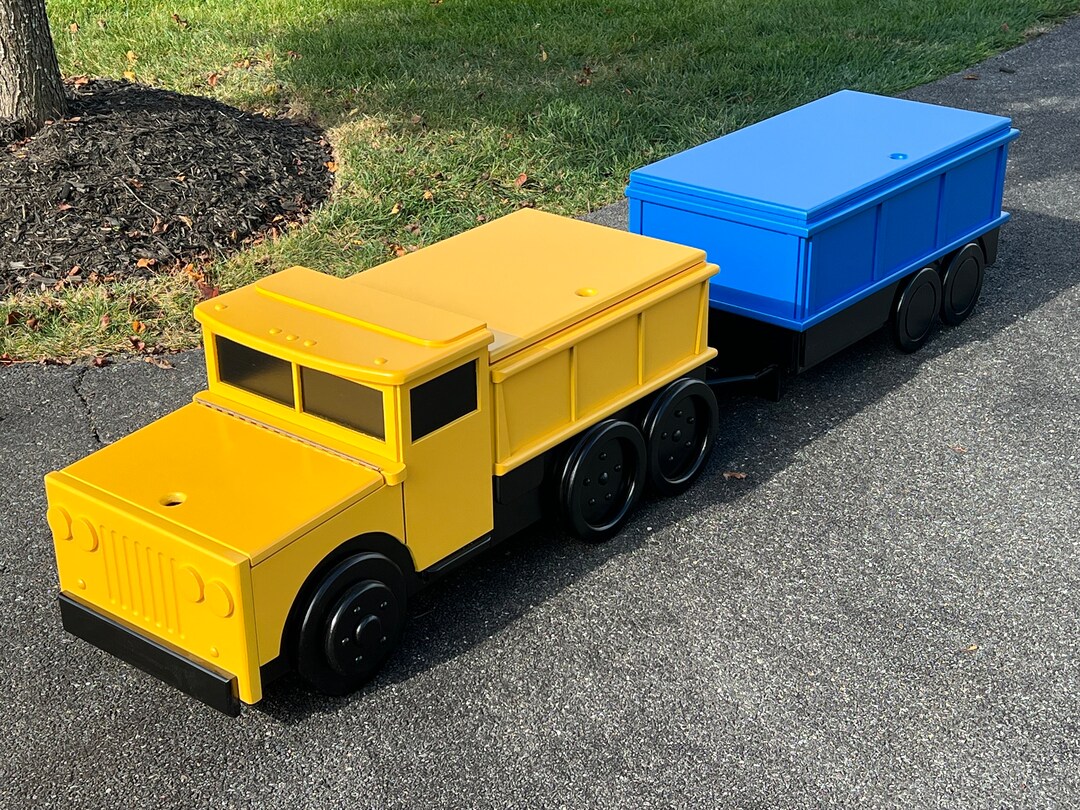Large Toy Box for Boys Toy Box Truck Toy Storage Chest Gift for Toddler