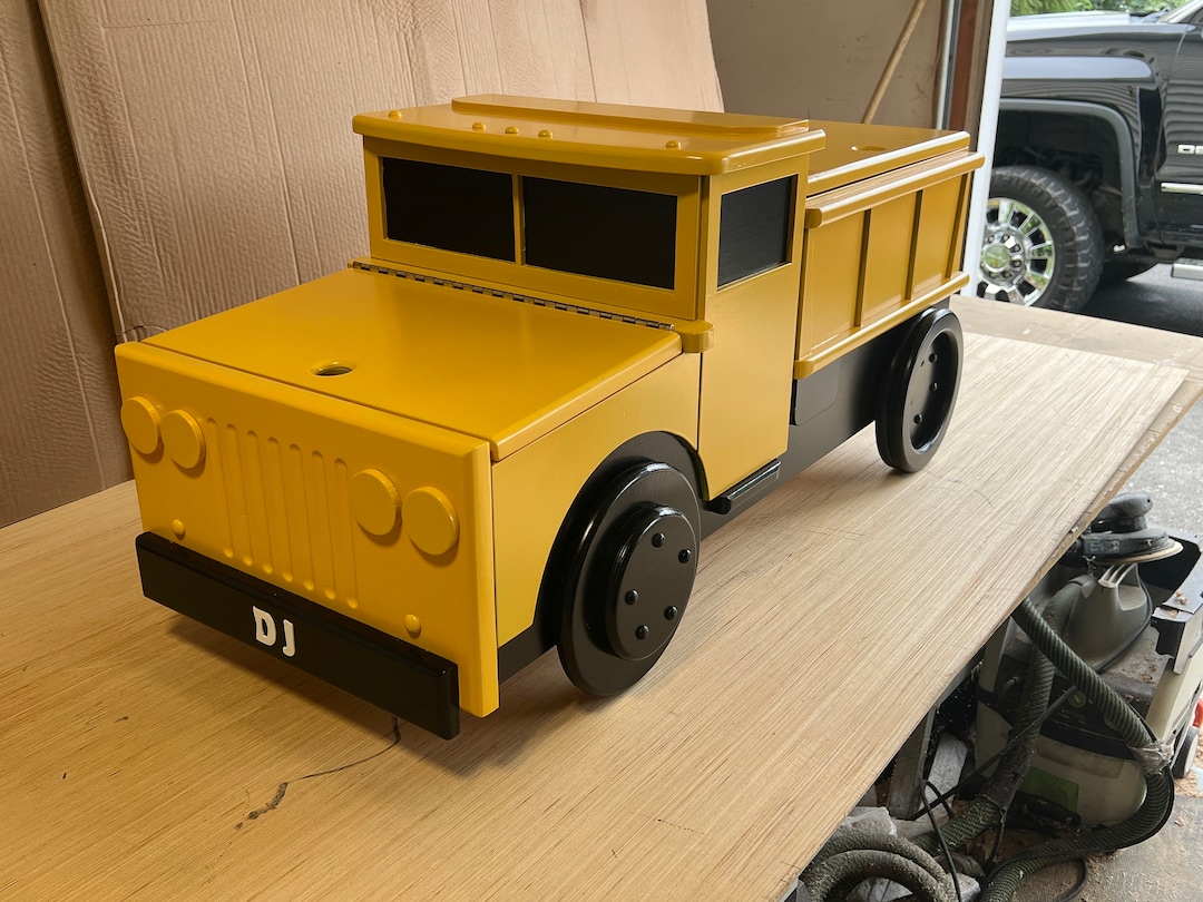 Toy Box for Boys Toy Box Truck Toy Storage Chest Etsy