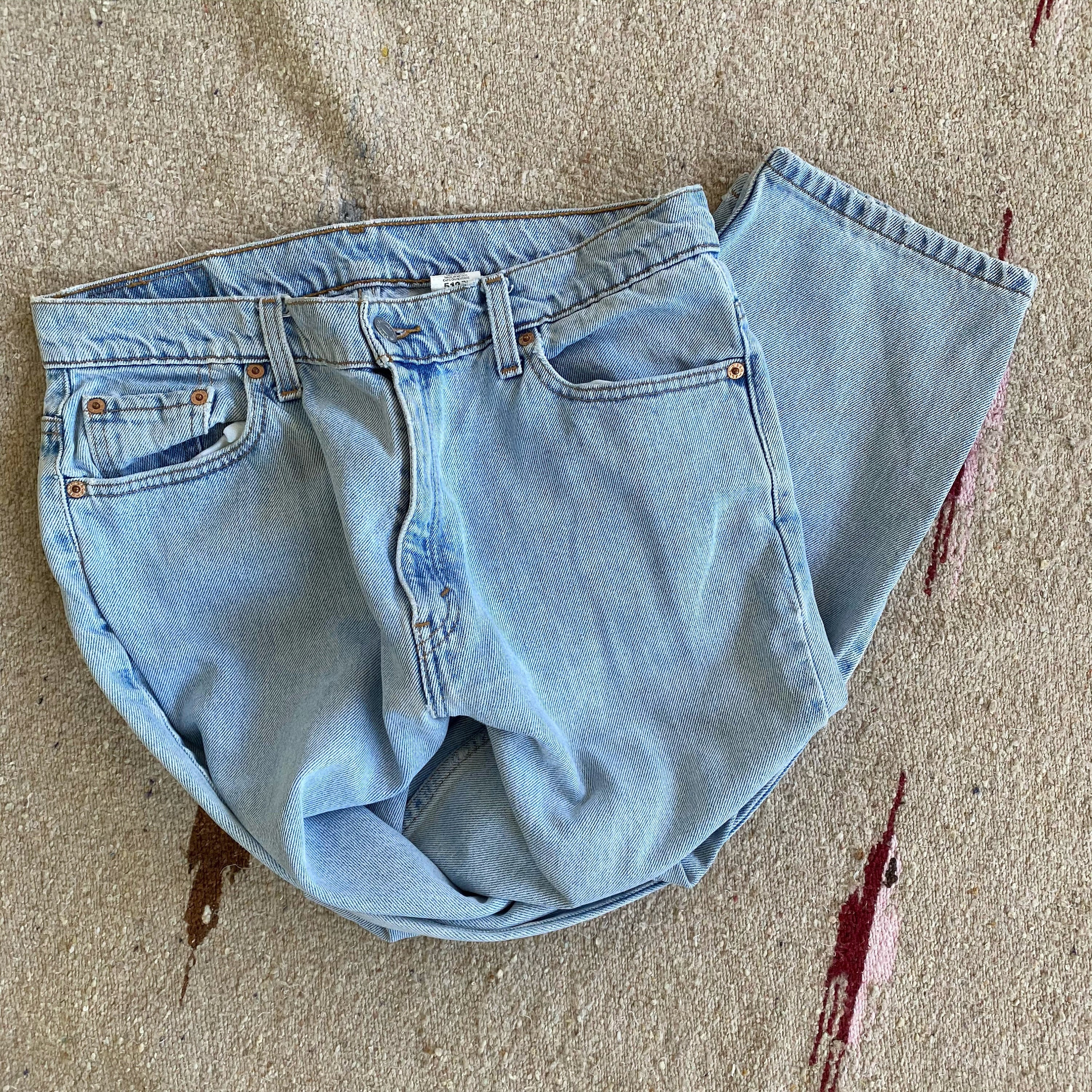 Vintage 80s Levis 512 Light Wash Slim Fit Straight Leg High | Etsy