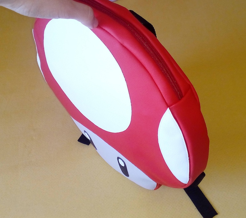 Big Red Mushroom Backpack for cosplay Super Mario Bros., Nintendo image 5