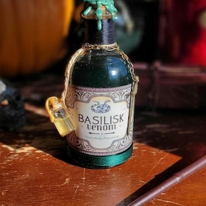 Veleno di Basilisco ~ Pozione magica ~ Oggetto da collezione fantasy per streghe e maghi