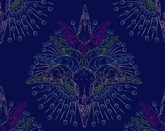 Peacock Skull
