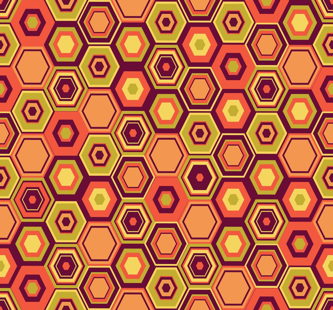 Texagon Pattern Hexagon Pattern - Etsy