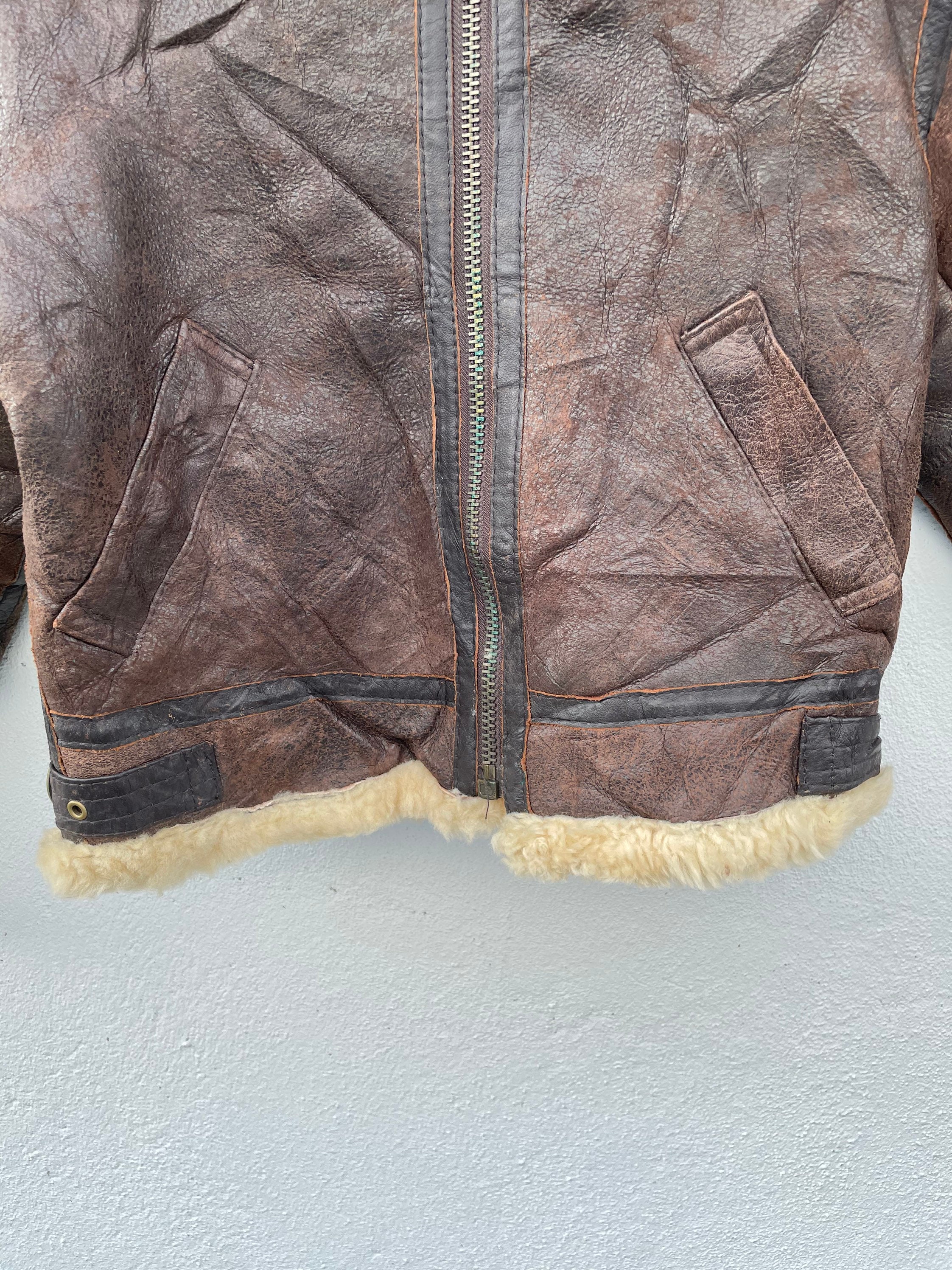 Vintage Gleeman Military Type B3 Leather Jacket Size M - Etsy