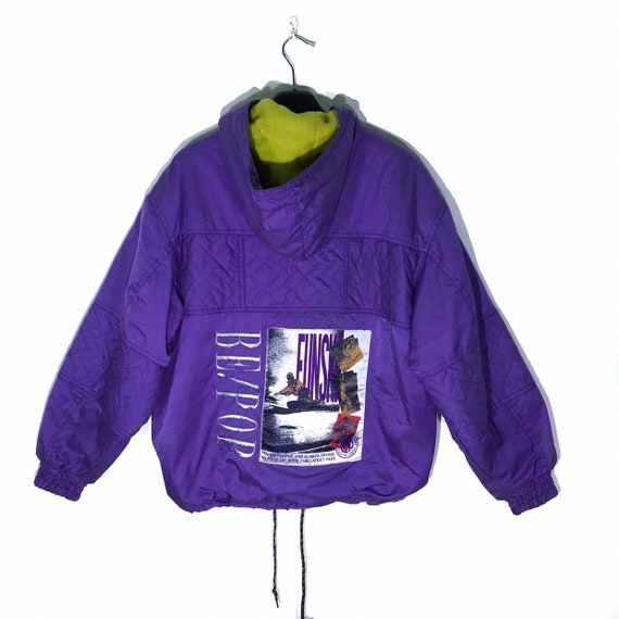 Vintage Be Pop Fun Ski Big Logo Hooded Ski Jackets