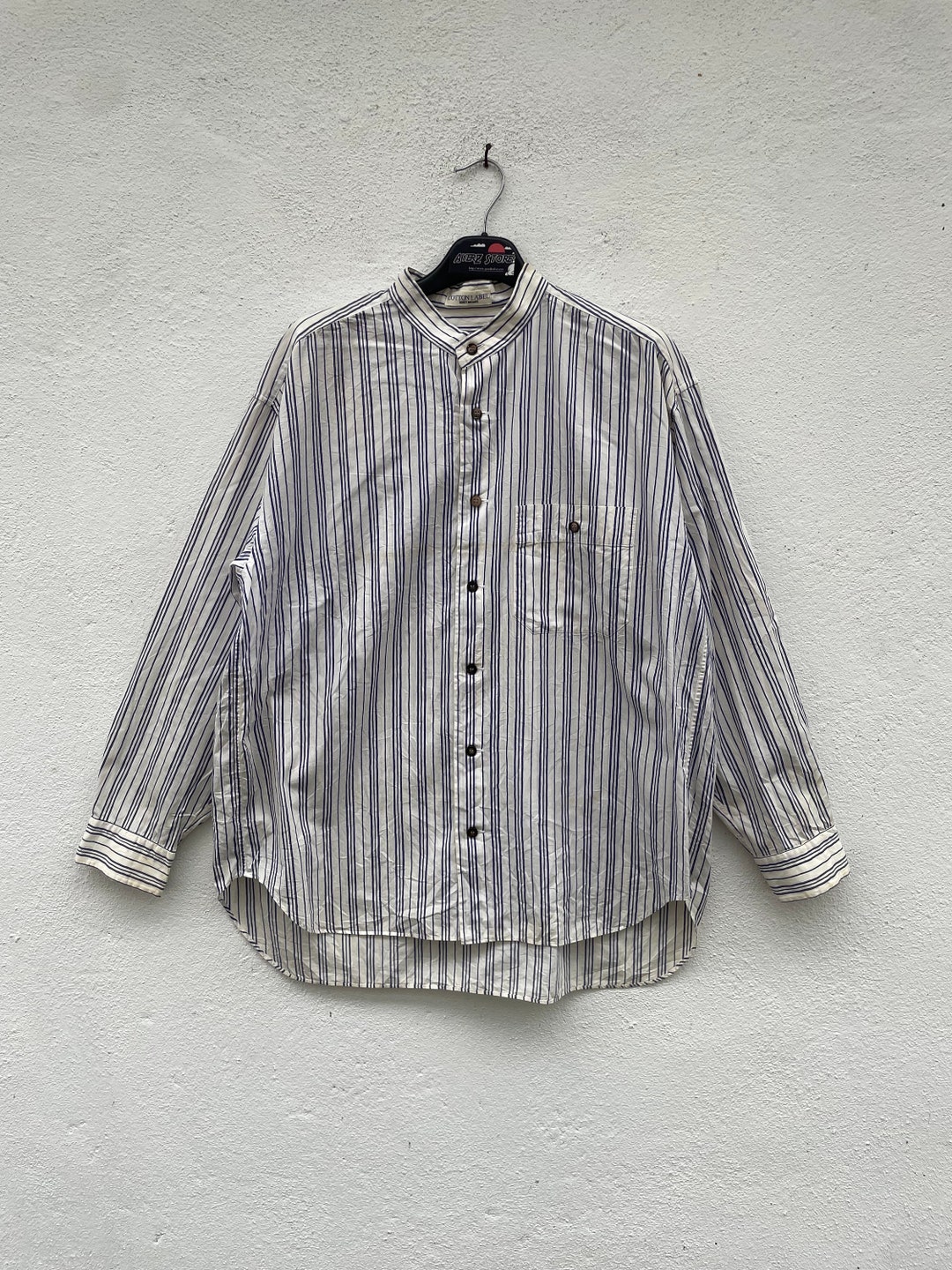 トップス 90s ISSEY MIYAKE MEN Cotton Shirt M il_1080xN.5629980105_et50.jpg