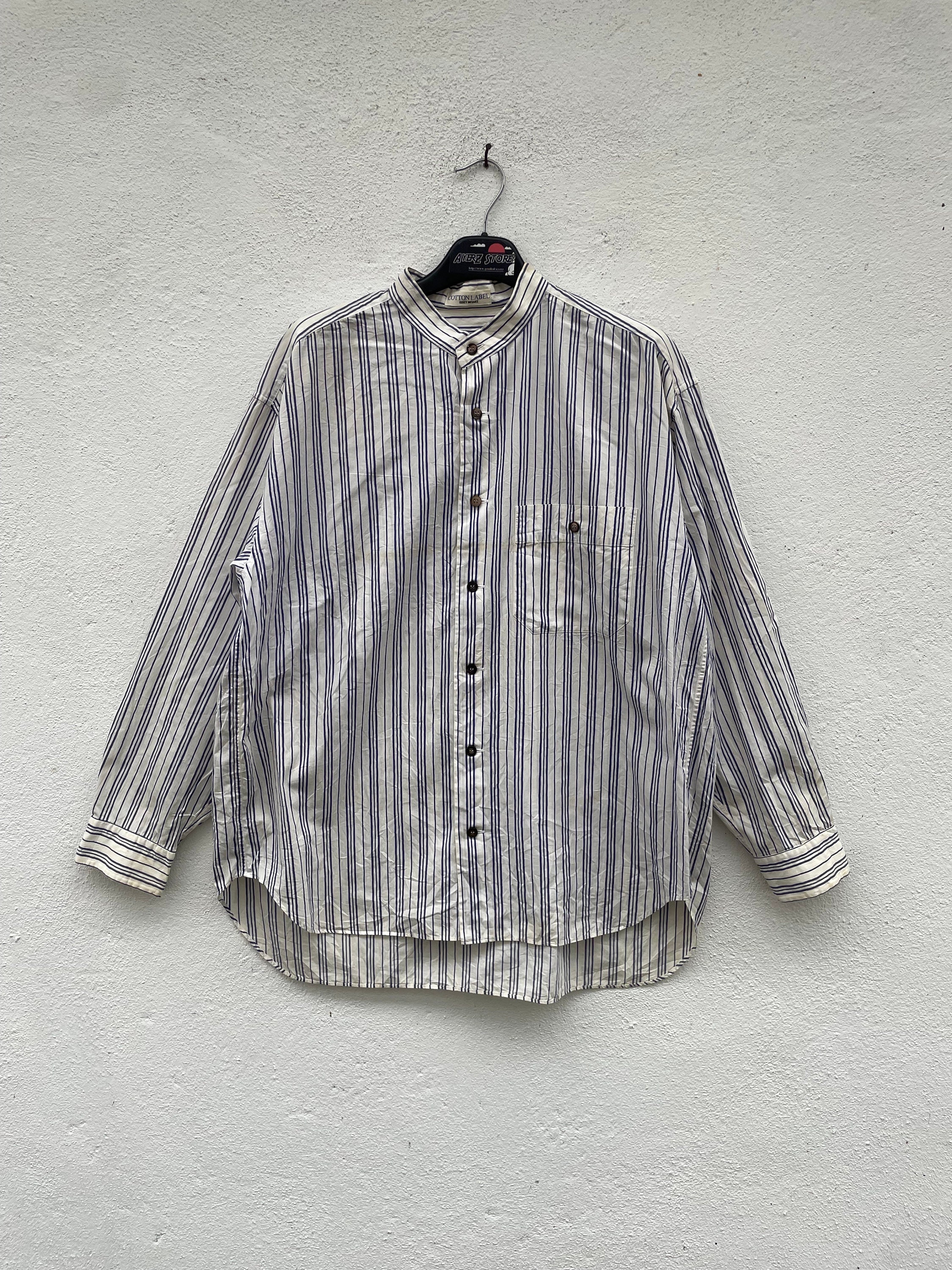 トップス 90s ISSEY MIYAKE MEN Cotton Shirt M s-l400.jpg
